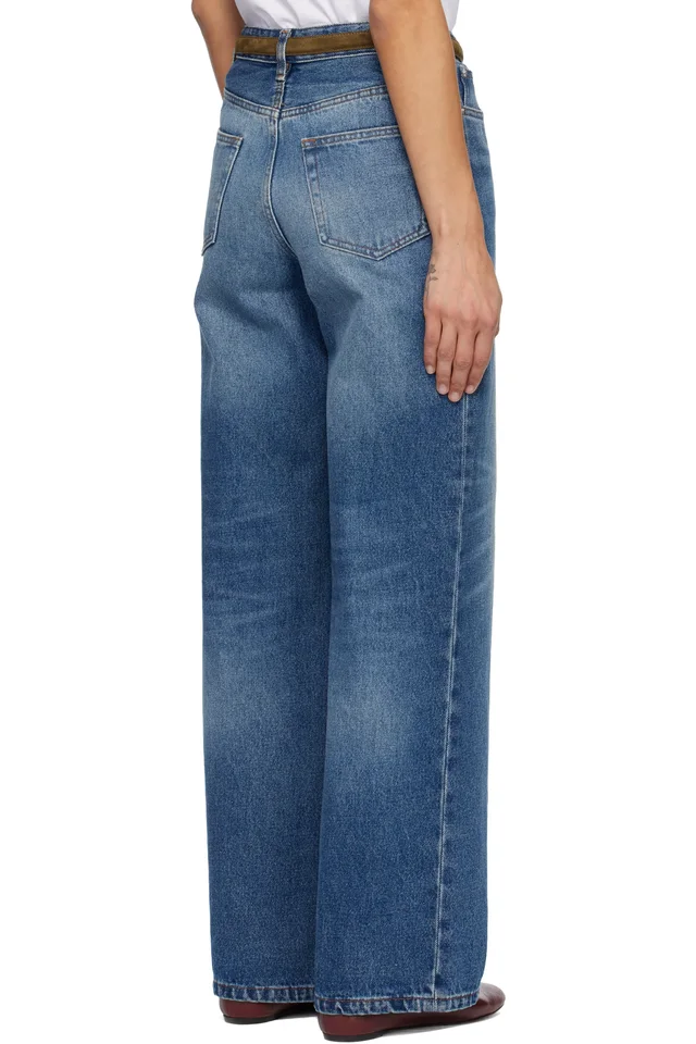 A.P.C. Blue Elisabeth Jeans, photo 3 of 3 from SSENSE