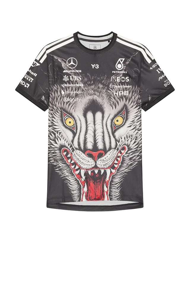 Y-3 x F1 Drvr Jersey in Black, photo 6 of 6 from REVOLVE (Canada)