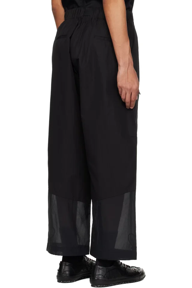 Y-3 Black UT Straightleg Cargo Pants, photo 3 of 4 from SSENSE