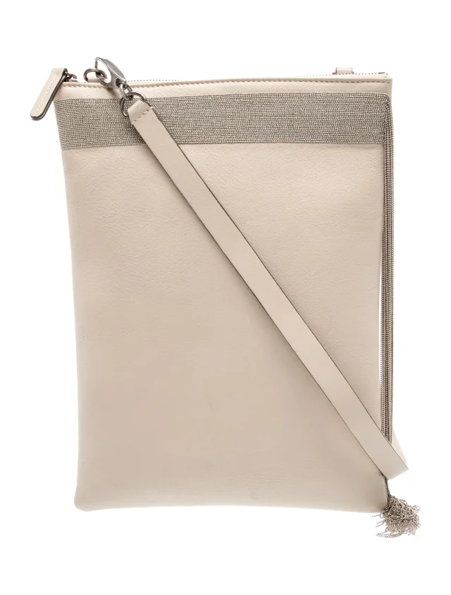 Brunello Cucinelli Monili Crossbody Bag in Suede from The RealReal