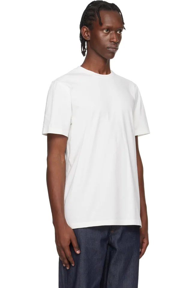 A.P.C. White 'APC Printemps 26' T-shirt, photo 2 of 4 from SSENSE