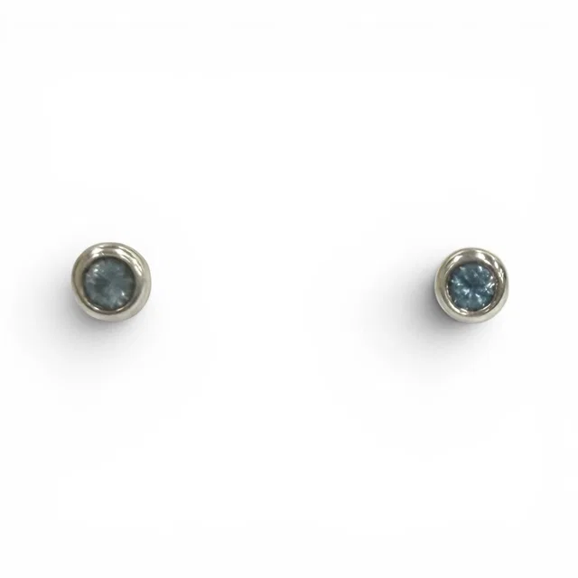 Tiffany & Co. Elsa Peretti Color By The Yard Earrings Aquamarine Silver Blue in Blue from The Reluxe