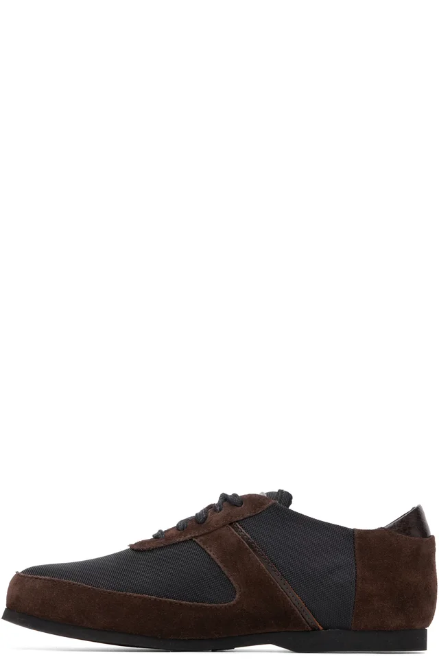 OUR LEGACY Brown & Black Sneak In Sport Sneakers, photo 3 of 5 from SSENSE