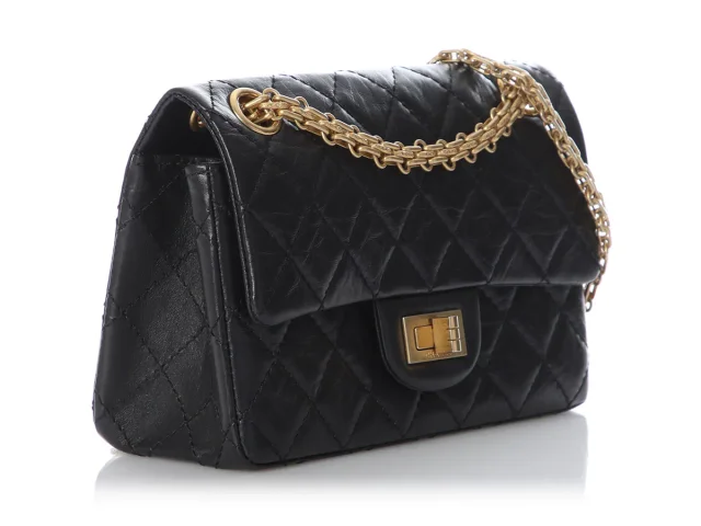 Chanel Mini Black Quilted Aged Calfskin Reissue in Black Calfskin from Ann's Fabulous Finds, photo 5 of 9