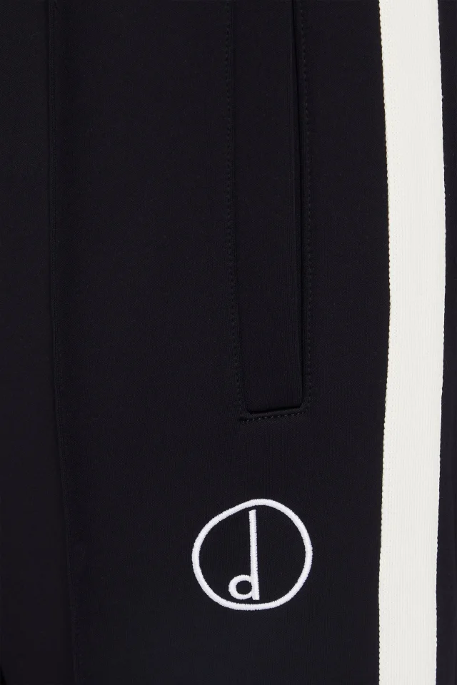 Dunhill Striped Jersey Track Pants in Black, photo 4 of 4 from THE OUTNET