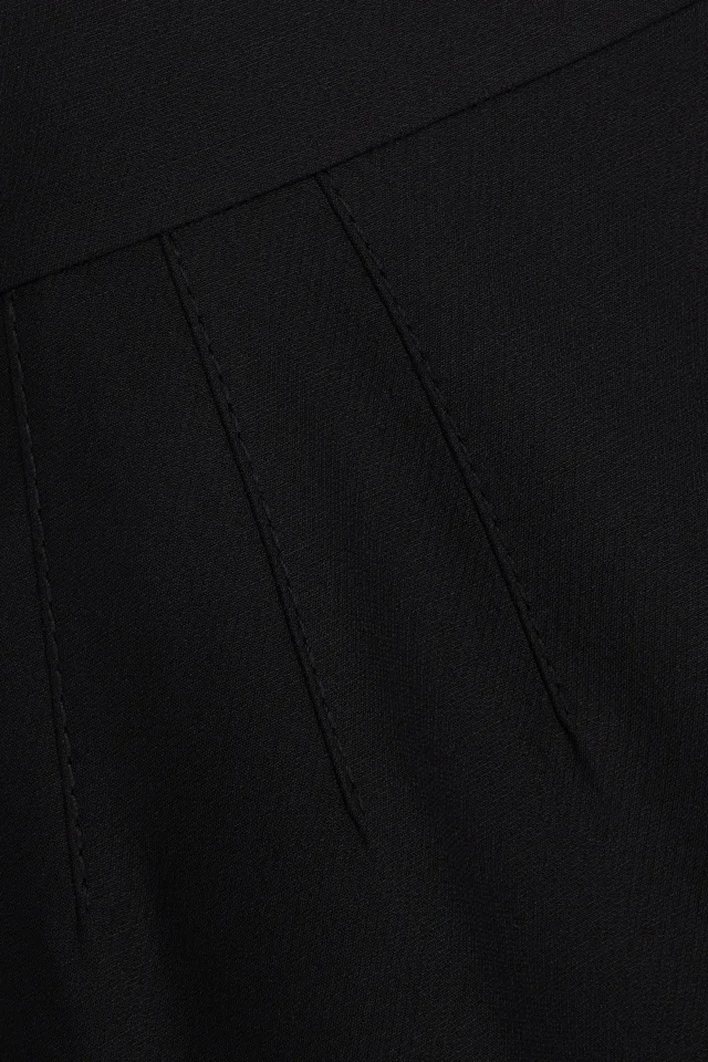 Valentino Garavani Skirt-Effect Wool and Silk-Blend Crepe Shorts, photo 4 of 4 from THE OUTNET