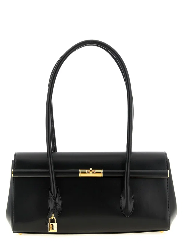 Dolce & Gabbana Top Handle Bag — Black in Black Calfskin from HEWI