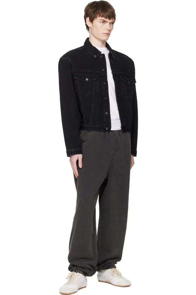 Entire Studios Black Standard Sweatpants, photo 4 of 4 from SSENSE