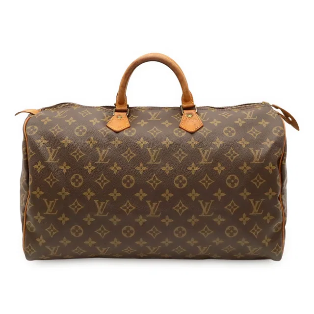 Louis Vuitton Monogram Speedy 40 Mini Boston Bag Purse in Coated canvas from The Reluxe