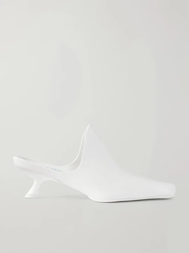 Emily leather mules