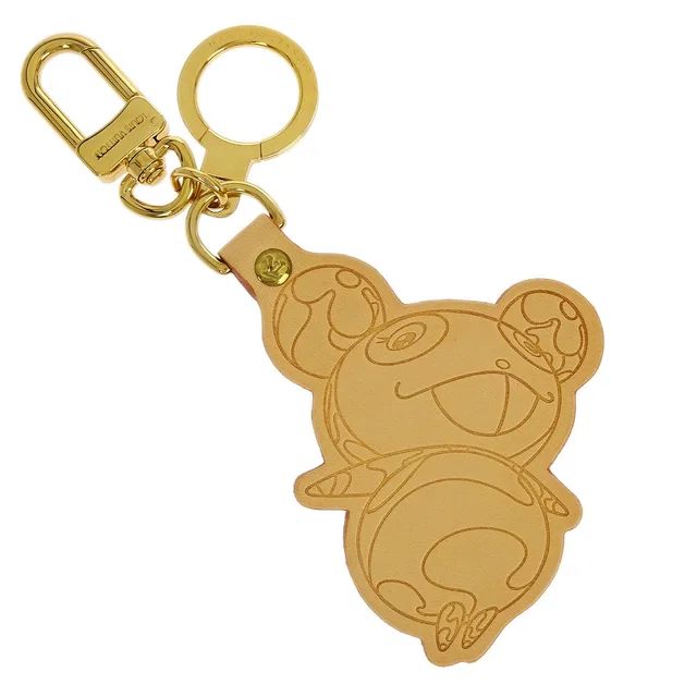 Louis Vuitton Porte Cles Panda Key Holder Charm M62637 Small Good in Leather from AMORE Vintage Tokyo