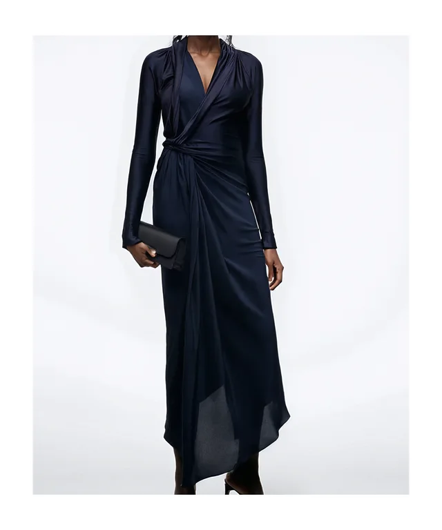 Victoria Beckham Draped Asymmetric Dress, photo 2 of 4 from SENSER
