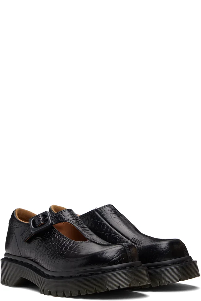 Dr. Martens Black Rejena MJ Loafers, photo 4 of 5 from SSENSE