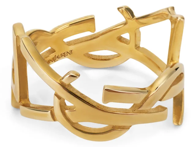 Saint Laurent Cassandre Bracelet — Gold Brass Bracelets in Gold from HEWI, photo 2 of 3