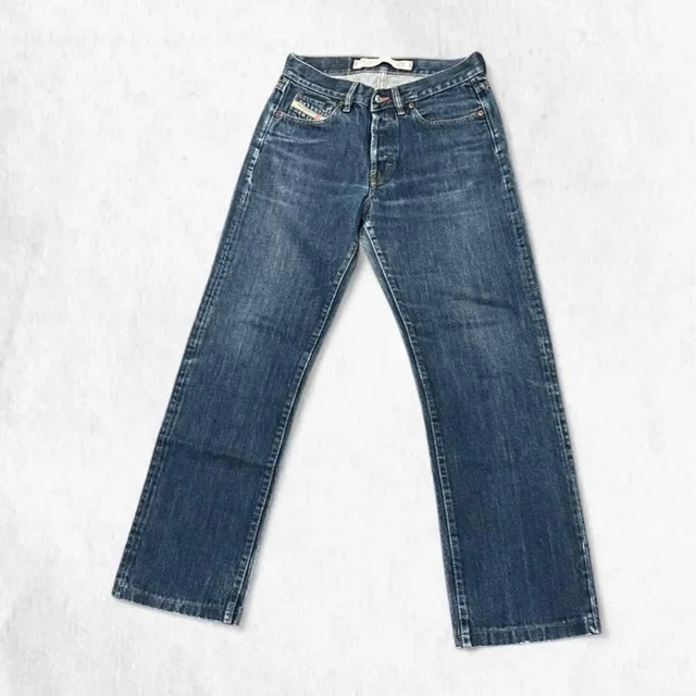 Vintage Vtg Kulter 90s Style Diesel Blue Dark Wash Jeans, Men's (Size 30) in blue from Grailed
