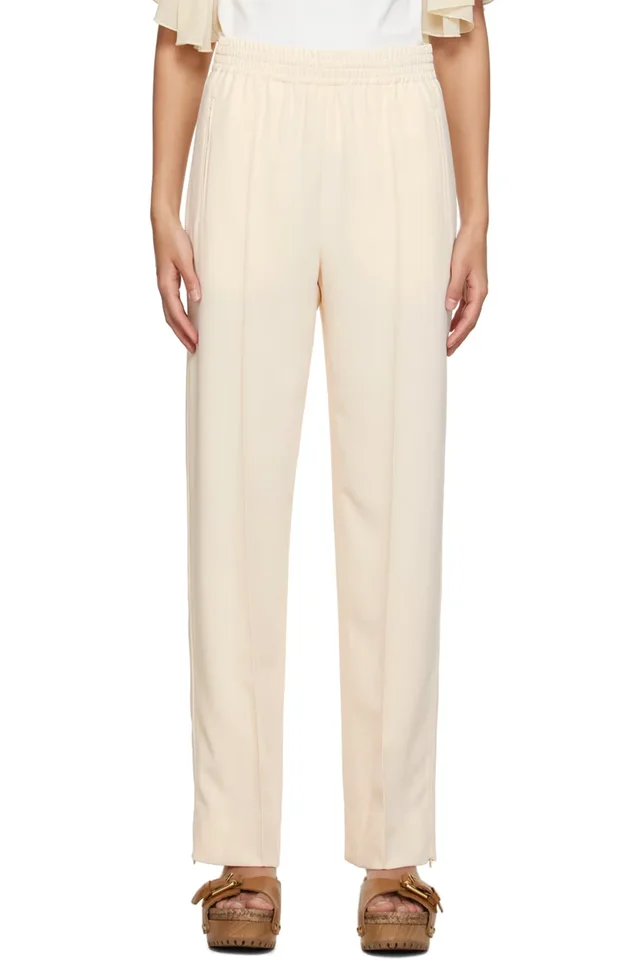 See by Chloé Off-White City Fluid Trousers, image 1 of 1 from SSENSE