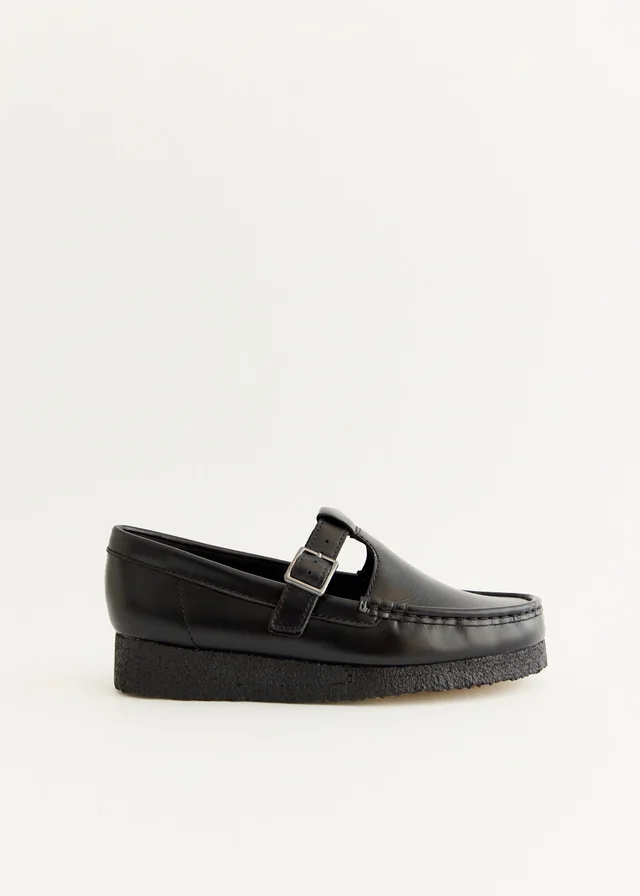 Clarks Women's Wallabee T Bar Shoes in Black from Incu, photo 1 of 1