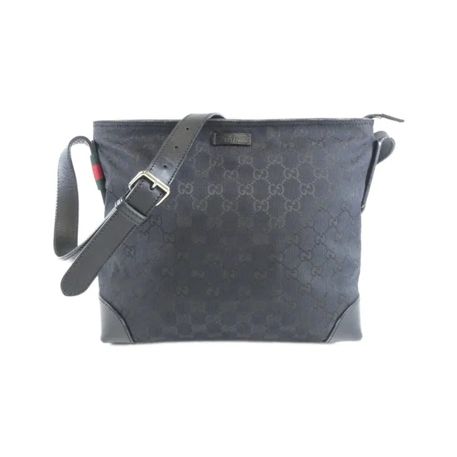 Gucci Shoulder Bag Black in Black Canvas from The Reluxe