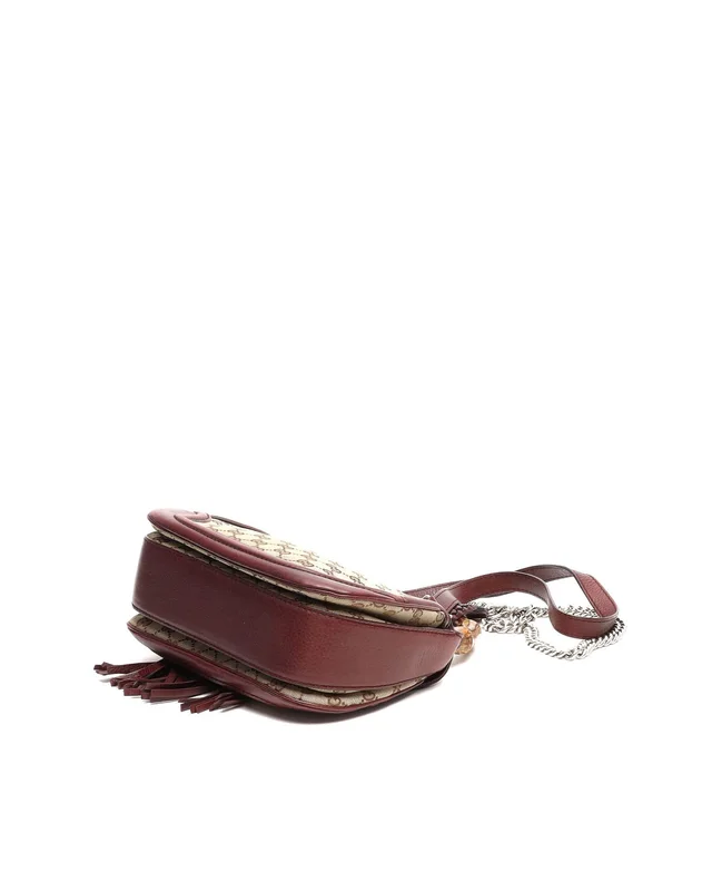 Gucci GG Bamboo 1947 Medium Top Handle Bag in Canvas from A Retro Tale, photo 5 of 7