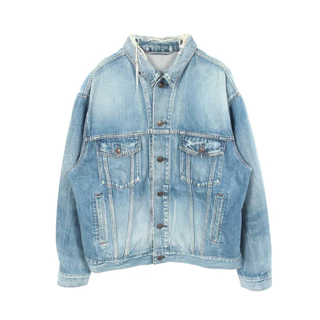 Balenciaga Cotton Denim Jacket in Denim from LuxUness
