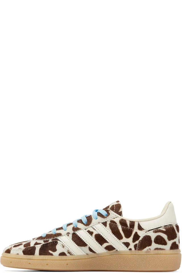 adidas Originals Brown & Off-White Handball Spezial Sneakers, photo 3 of 5 from SSENSE
