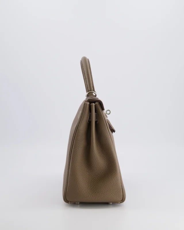 Hermès Kelly 28 Retourne Bag in Taupe Togo leather from Sellier, photo 6 of 23