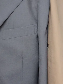 Comme des Garçons Homme Plus Short Double-Breasted Jacket in 100% Wool, photo 5 of 8 from LUISAVIAROMA