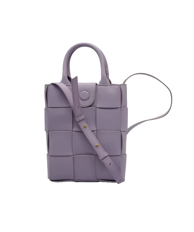 Bottega Veneta Mini Casette Tote Bag Wisteria in Leather from Luxury Promise