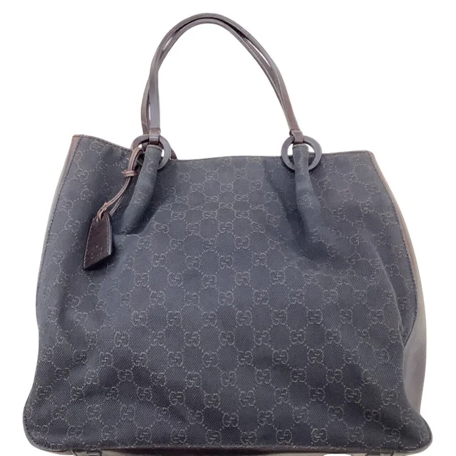 Gucci Tote Bag GG Pattern Brown in Brown from The Reluxe