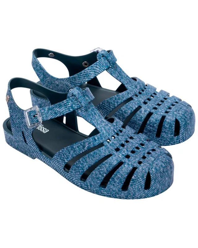 Melissa Shoes Possession Print Denim Sandal, image 1 of 1 from Rue La La