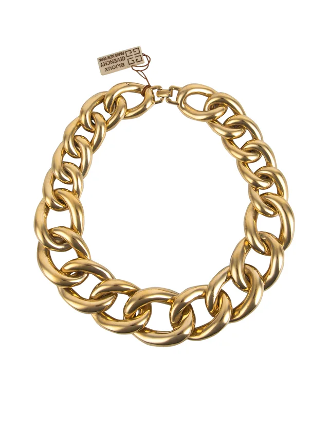 Givenchy Vintage Massive Golden Chunky Chain Necklace from Amarcord Vintage Fashion