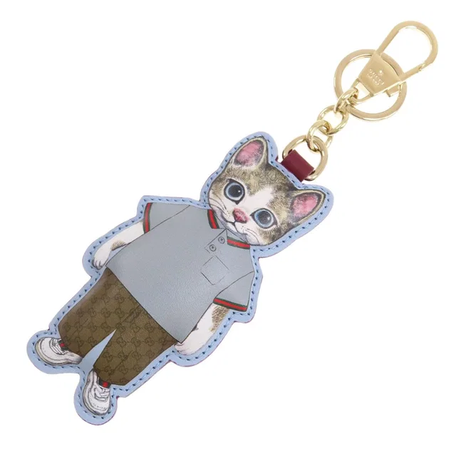 Gucci Key Ring Boris Higuchi Yuko Collaboration Cat Key Holder from The Reluxe