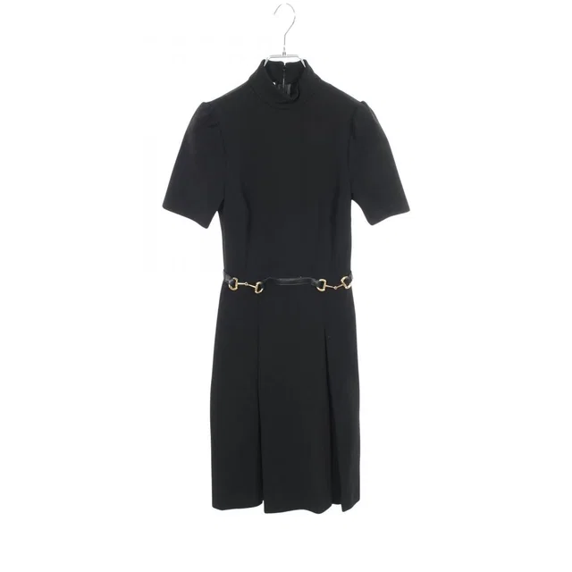 Gucci Dress Horsebit Short Sleeve Rayon Nylon in Nylon from The Reluxe
