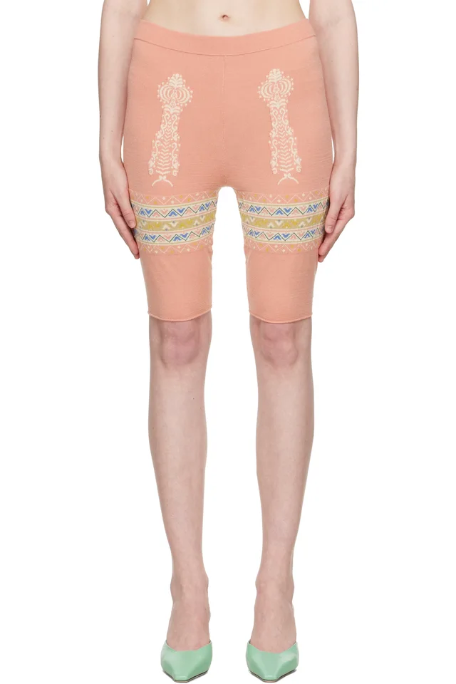 Conner Ives Pink Bike Shorts, image 1 of 1 from SSENSE