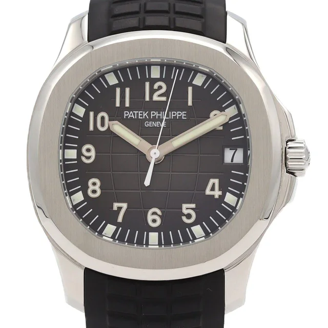 Patek Philippe Aquanaut 5165A-001 Stainless Steel Automatic in Dial color: Black/Arabic Band color: black Case: stainless steel Bracelet: Rubber from KOMEHYO