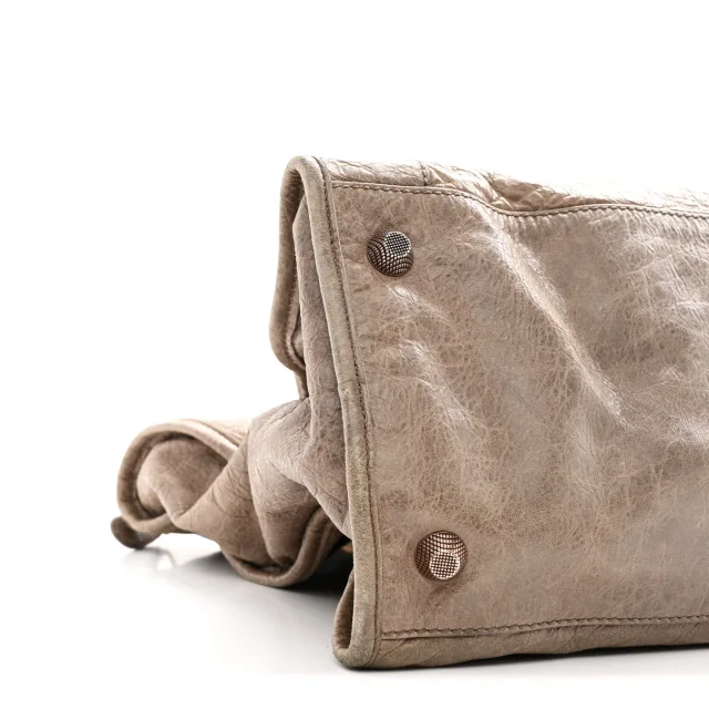 Balenciaga Agneau Giant 12 Rose Gold Hardware Work Gris Poivre in Grey Lambskin from FASHIONPHILE, photo 10 of 14