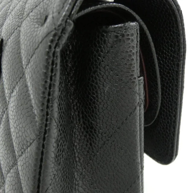 Chanel Caviar Skin Shoulder Bag in Black Calfskin from LuxUness, photo 5 of 8