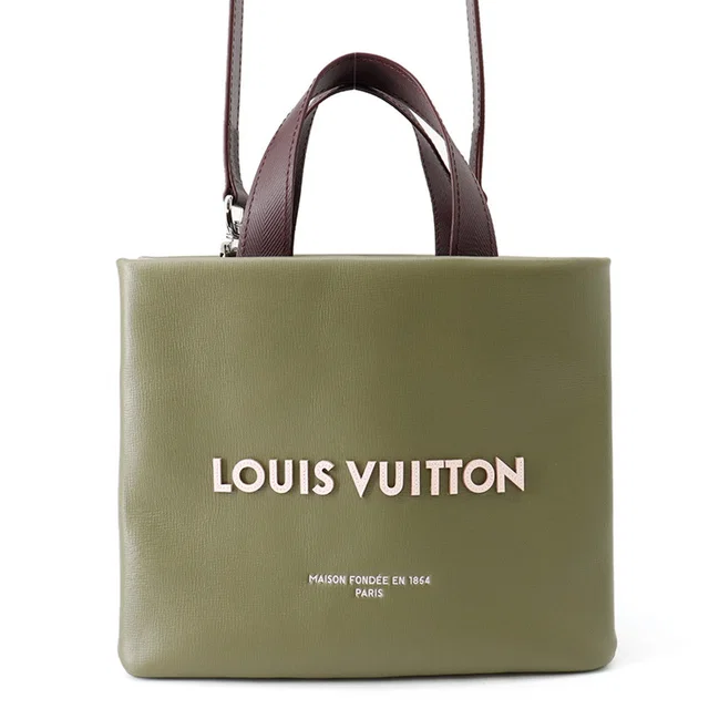 Louis Vuitton Shopper tote KhakiM15238 CowhideLeather Size Mini from GALLERY RARE