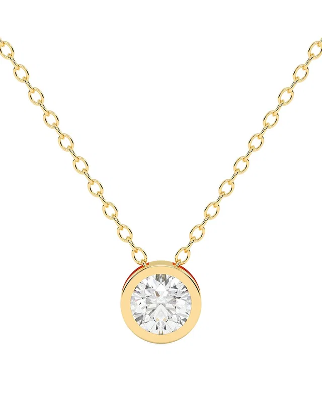Lab Grown Diamonds 14K 1.25 ct. tw. Lab-Grown Diamond Necklace, image 1 of 1 from Gilt