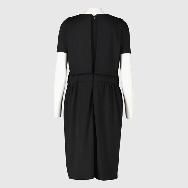 Chanel 11A Black Wool Button Dress - Size 42 in Black Wool from Labellov, photo 2 of 2