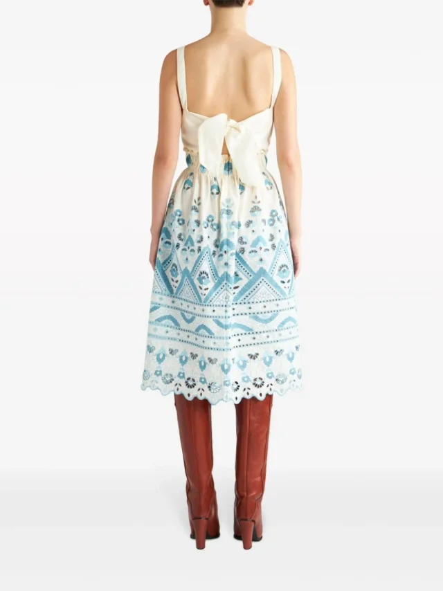 Etro Cotton Blend Short Dress, photo 6 of 6 from Balardi