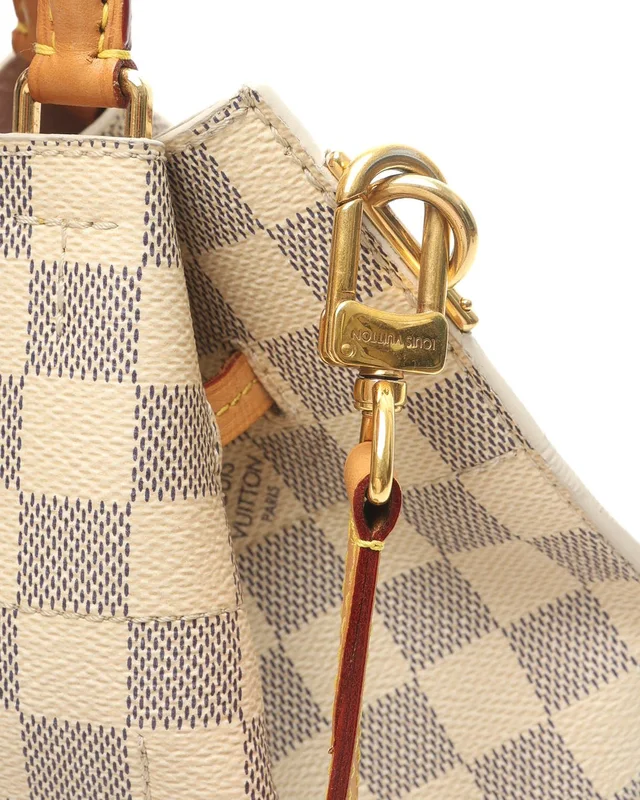 Louis Vuitton Damier Azur Girolata Tote Bag in Canvas from A Retro Tale, photo 8 of 12