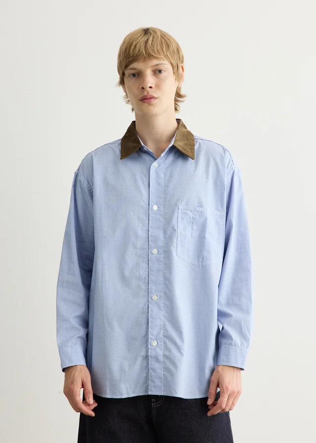 Comme Des Garcons Homme Cotton Check x Corduroy Shirt from Incu, photo 1 of 1