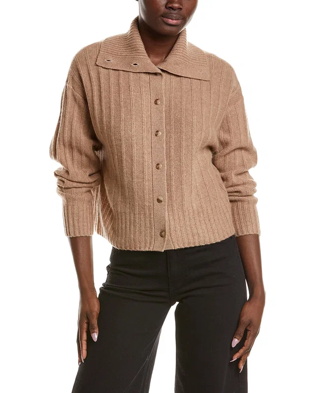 NAADAM Premium 100% Cashmere Reversible Collared Cardigan, image 1 of 1 from Rue La La