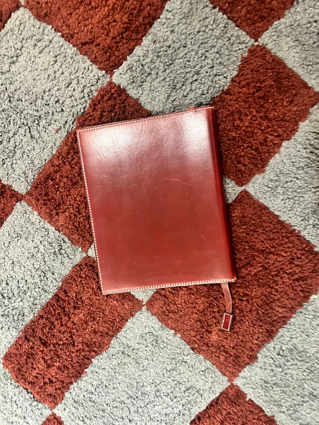 Hermès 40's agenda holder in Box leather from Luxury Promise