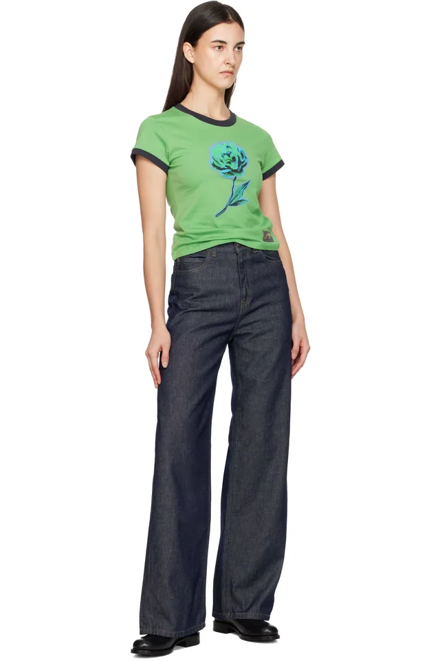 Carhartt Work In Progress Blue Denim Jane Jeans, photo 4 of 4 from SSENSE