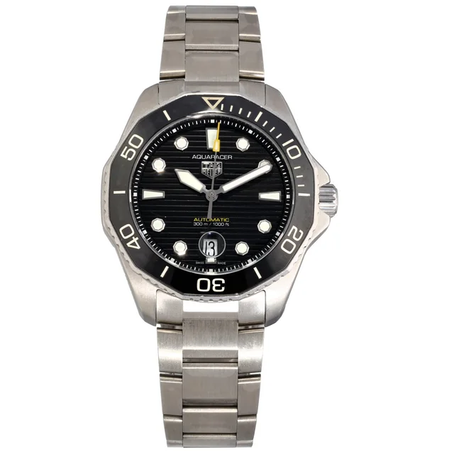 TAG Heuer Aquaracer WBP201A-0 43mm Stainless Steel Watch from H&T