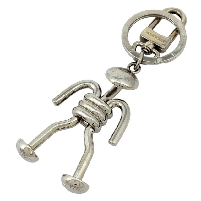Louis Vuitton Porte Cles Mister Nile Bag Charm Key Ring Metal Silver in Silver from The Reluxe
