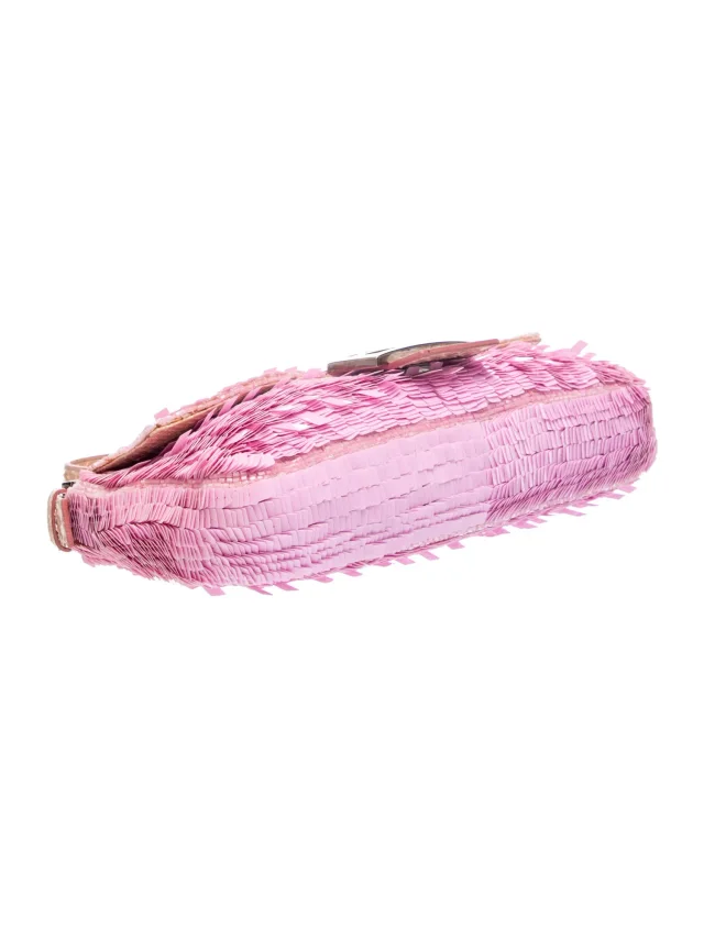 Fendi Sequins Baguette Vintage in pink Python from The RealReal, photo 5 of 6