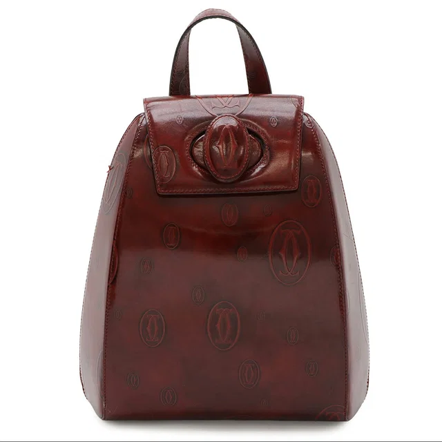 Cartier Happy Birthday Leather Backpack in Leather from LuxUness